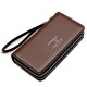 Men's leather wallet Large Capacity billeteras para hombre Double Zipper Men Clutch Bag portafoglio uomo Male Business Wallet Men's leather wallet Large Capacity billeteras para hombre Double Zipper Men Clutch Bag portafoglio uomo Male Business Wallet