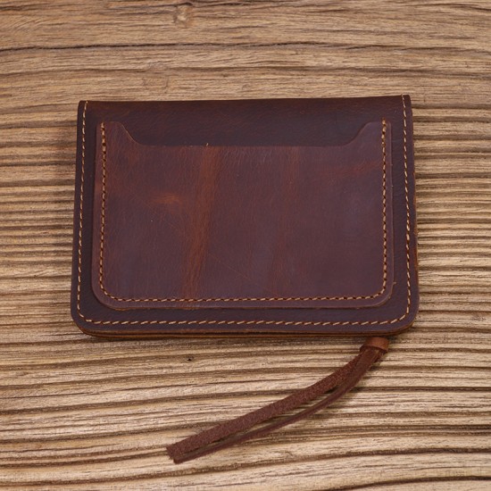 100% Genuine Leather Wallet For Men Male Brand Vintage Handmade Short Small Men's Purse Card Holder With Zipper Coin Pocket Bag 100% Genuine Leather Wallet For Men Male Brand Vintage Handmade Short Small Men's Purse Card Holder With Zipper Coin Pocket Bag