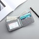 Canvas Men Wallet Black/blue/gray Card Holder Wallet Male Money Bag ID/photo/bank Holder Short Purse Credit Card Case Bag Canvas Men Wallet Black/blue/gray Card Holder Wallet Male Money Bag ID/photo/bank Holder Short Purse Credit Card Case Bag