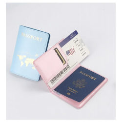 Cover Custom Name Gift Passport Map Passport Passport Holder Travel Wallet Covers for Passports Letters Personalized Name