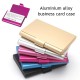 HOT Creative Aluminum Alloy Business Card Holder Metal Card Case Credit Card Card Holder Card Metal Wallet For Men Women HOT Creative Aluminum Alloy Business Card Holder Metal Card Case Credit Card Card Holder Card Metal Wallet For Men Women