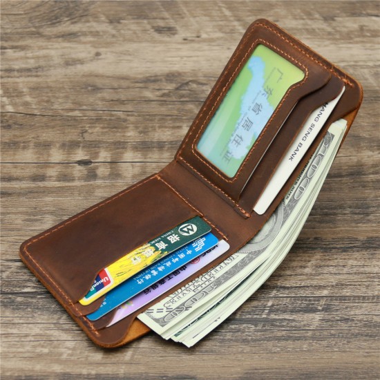 Handmade Genuine Leather Wallet Men Retro Short Man's wallet Durable Real Leather Wallet Handmade Breif Cartera Hombre Handmade Genuine Leather Wallet Men Retro Short Man's wallet Durable Real Leather Wallet Handmade Breif Cartera Hombre