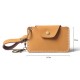 Genuine Cowhide Leather Card Holder - Slim RFID Blocking Wallet for Men Women, Multi-Pocket Credit Card Case with Keychain Genuine Cowhide Leather Card Holder - Slim RFID Blocking Wallet for Men Women, Multi-Pocket Credit Card Case with Keychain