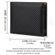 New Carbon Fiber Short Wallet Men's Card Bag Integrated Zipper Change Bag Holder New Carbon Fiber Short Wallet Men's Card Bag Integrated Zipper Change Bag Holder