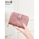 New Women's Wallet Retro Trifold RFID Short Wallet Fashion Large Capacity Buckle Zipper Coin Women's Coin Purse Card Holder New Women's Wallet Retro Trifold RFID Short Wallet Fashion Large Capacity Buckle Zipper Coin Women's Coin Purse Card Holder