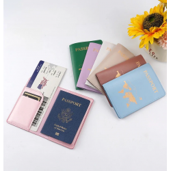 Cover Custom Name Gift Passport Map Passport Passport Holder Travel Wallet Covers for Passports Letters Personalized Name