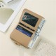 ISKYBOB Vintage Printed Cork Short Wallet for Men Women Wood Grain Multi-functional Card Holder Portable Zipper Coin Purses ISKYBOB Vintage Printed Cork Short Wallet for Men Women Wood Grain Multi-functional Card Holder Portable Zipper Coin Purses