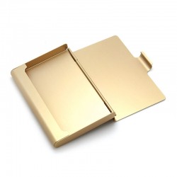 HOT Creative Aluminum Alloy Business Card Holder Metal  Card Case Credit Card Card Holder Card Metal Wallet For Men Women