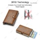 Carbon Fiber Credit Card Holder Wallet Men Rfid Smart Metal Thin Slim Pop Up Minimalist Wallet Small Black Purse Metal Vallet Carbon Fiber Credit Card Holder Wallet Men Rfid Smart Metal Thin Slim Pop Up Minimalist Wallet Small Black Purse Metal Vallet