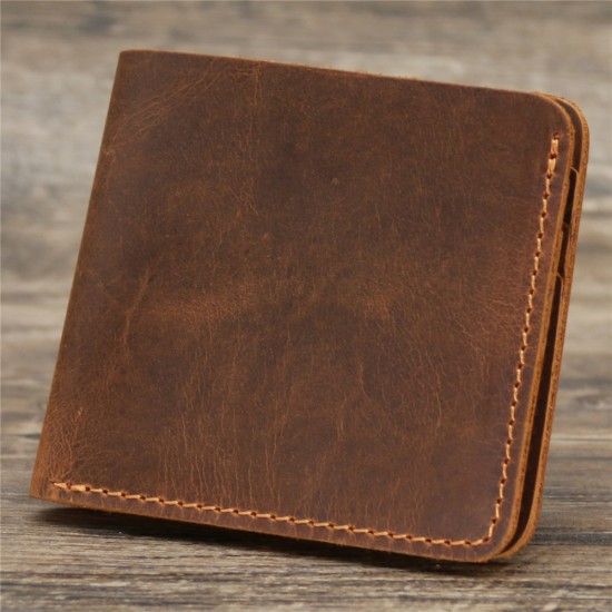Handmade Genuine Leather Wallet Men Retro Short Man's wallet Durable Real Leather Wallet Handmade Breif Cartera Hombre Handmade Genuine Leather Wallet Men Retro Short Man's wallet Durable Real Leather Wallet Handmade Breif Cartera Hombre