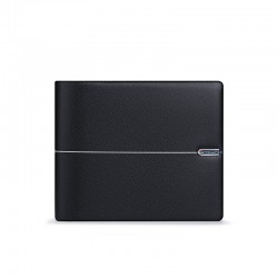 Mens Wallet Genuine Leather Luxury Brand Slim  Bifold Pocket Wallet