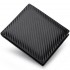 New Carbon Fiber Short Wallet Men's Card Bag Integrated Zipper Change Bag Holder