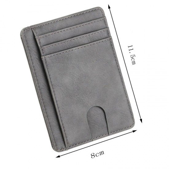 New Arrival RFID Blocking Slim Men's Leather Credit Card Holder Women Business Mini Bank Card Case Wallet For Man Small Purse New Arrival RFID Blocking Slim Men's Leather Credit Card Holder Women Business Mini Bank Card Case Wallet For Man Small Purse
