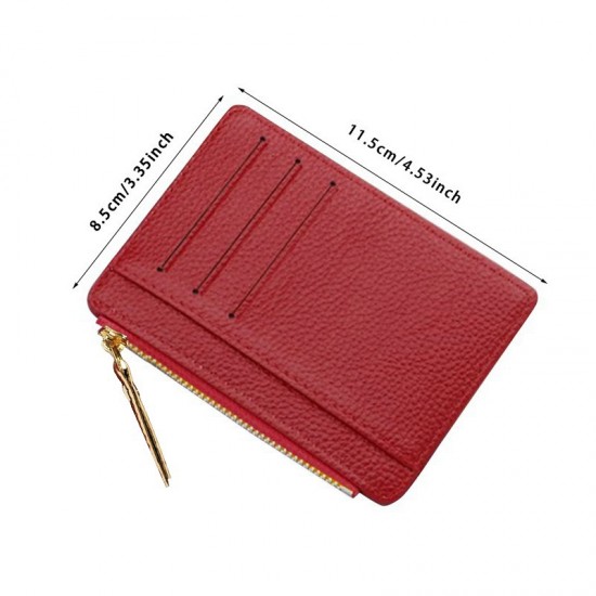 PU Leather Women ID Credit Bank Card Holder Zipper Slim Wallet Fashion Small Coin Purse Money Clip Case Cardholder Cover PU Leather Women ID Credit Bank Card Holder Zipper Slim Wallet Fashion Small Coin Purse Money Clip Case Cardholder Cover