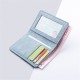 PU Leather Purse Frosted Card Holder Retro Embossed Folding Wallet Thin Men Soft Coin Pouch Bag For Women 2022 Trend 8*11cm Mini PU Leather Purse Frosted Card Holder Retro Embossed Folding Wallet Thin Men Soft Coin Pouch Bag For Women 2022 Trend 8*11cm Mini