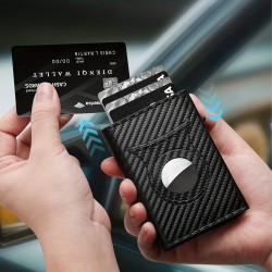 Anti Theft Credit Card Holder Airatg Men Wallet Bank Cardholder Case Rfid Minimalist Wallets for Airtag Air Tag Tracker Choice