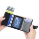 Antitheft Rfid Credit Card Holder Wallets Men Leather Aluminum Box Metal Male Purse Bag Small Cardholder Case Minimalist Wallet Antitheft Rfid Credit Card Holder Wallets Men Leather Aluminum Box Metal Male Purse Bag Small Cardholder Case Minimalist Wallet
