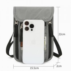1pc Multifunction Passport Holder Travel Wallet Portable Large Capacity Waterproof Credit Card Ticket Document Storage Bag