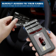 Slim Carbon Fiber Leather Wallet Credit Card Case with Double RFID Blocking Automatic Leather Pop Up Wallet for Cards and Notes Slim Carbon Fiber Leather Wallet Credit Card Case with Double RFID Blocking Automatic Leather Pop Up Wallet for Cards and Notes