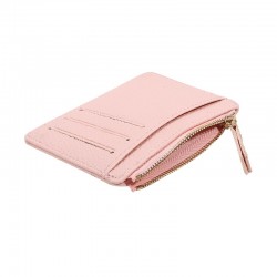 PU Leather Women ID Credit Bank Card Holder Zipper Slim Wallet Fashion Small Coin Purse Money Clip Case Cardholder Cover