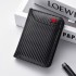 Men's PU Leather Carbon Fiber Texture Credit Card Holder Multi-Card Slot Men's Wallet Stylish And Durable Perfect Gift For Men