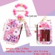 Document bag Silicone bracelet floral fold edge card bag printed leather wallet Key chain wristband wallet, key chain wallet A-D Document bag Silicone bracelet floral fold edge card bag printed leather wallet Key chain wristband wallet, key chain wallet A-D