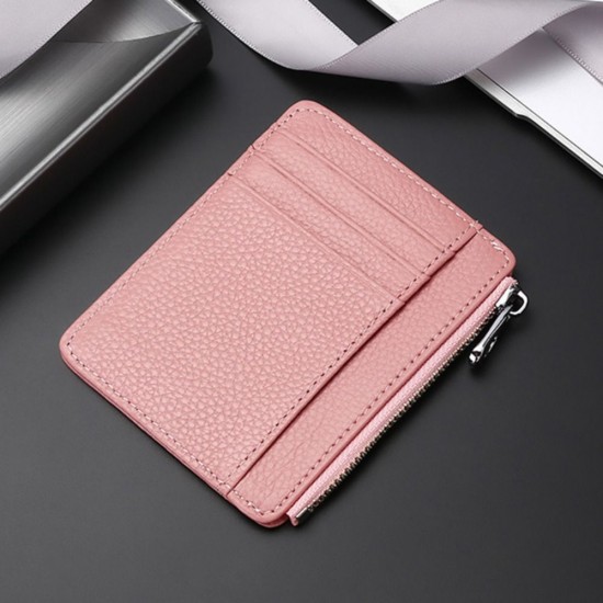 Leather Purses ID Card Holder Colorful Bank Credit Card Box Multi Slot Slim Card Case Wallet Women Men Business Card Cover Leather Purses ID Card Holder Colorful Bank Credit Card Box Multi Slot Slim Card Case Wallet Women Men Business Card Cover