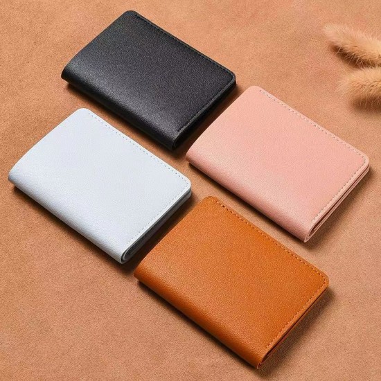 Portable Small Wallet Bank Card Bag Short Pu Leather Wallets Portable Small Wallet Bank Card Bag Short Pu Leather Wallets