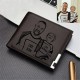 Personalized Photo Gift for for Father's Day Men Engraved Wallets Custom Picture Card Holder Gift for Dad Him Personalized Photo Gift for for Father's Day Men Engraved Wallets Custom Picture Card Holder Gift for Dad Him