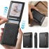 SUTENI Faux Leather For Men Wallet Card Slot Wallet Flip Cover Card Box Pressing The Button Automatically Ejects The Card
