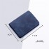 PU Leather Purse Frosted Card Holder Retro Embossed Folding Wallet Thin Men Soft Coin Pouch Bag For Women 2022 Trend 8*11cm Mini